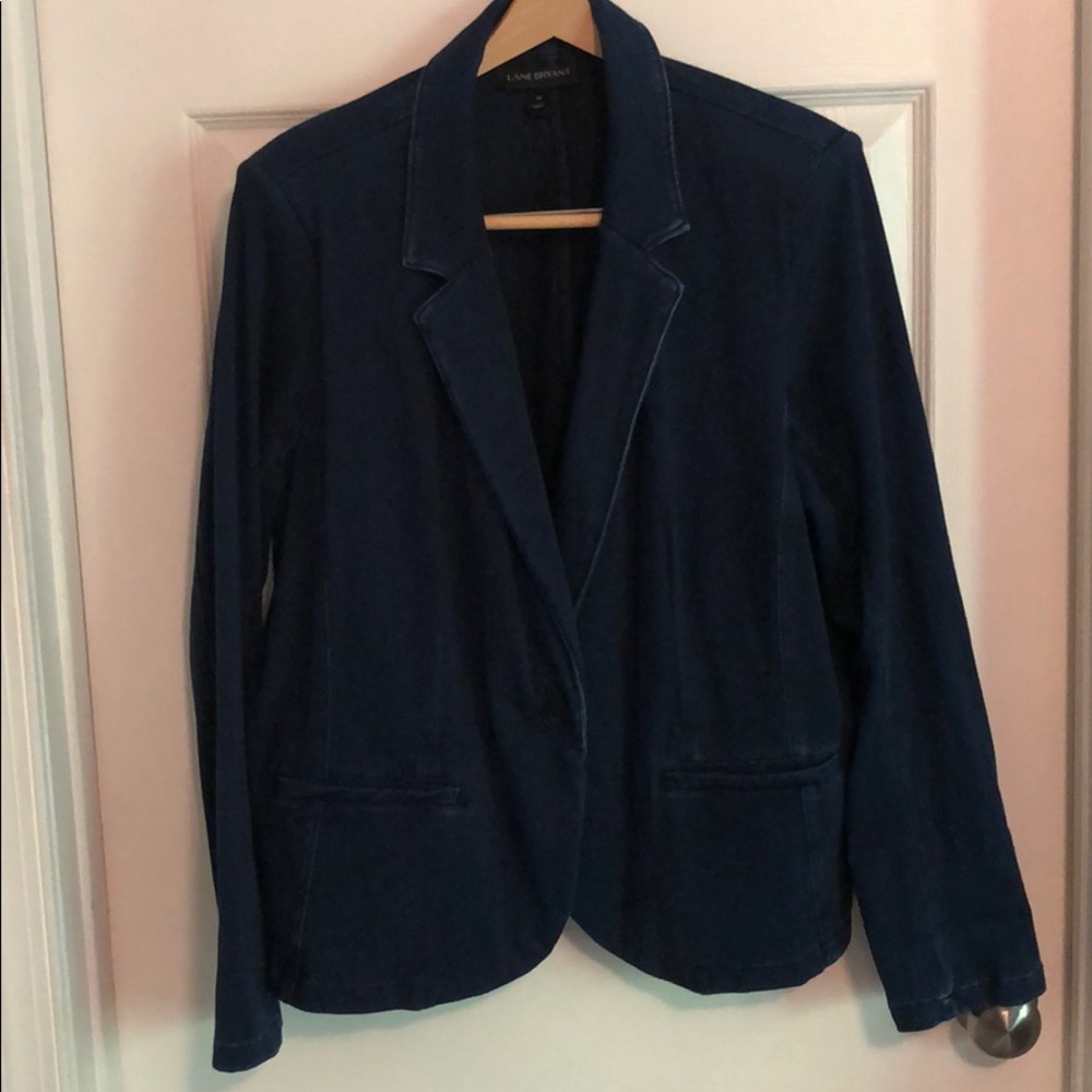 SALE Lane Bryant 20 Casual SOFT Denim Blazer